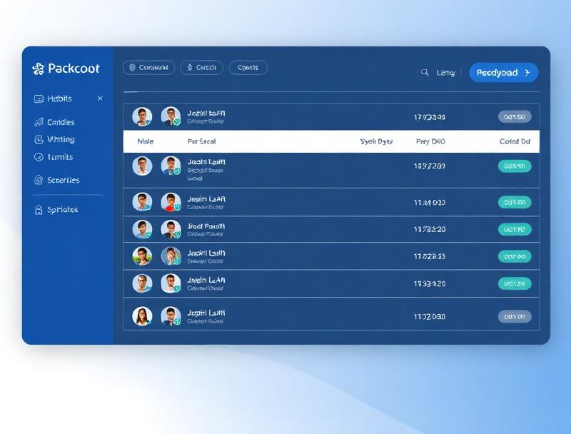 Lista de consultas e atendimentos